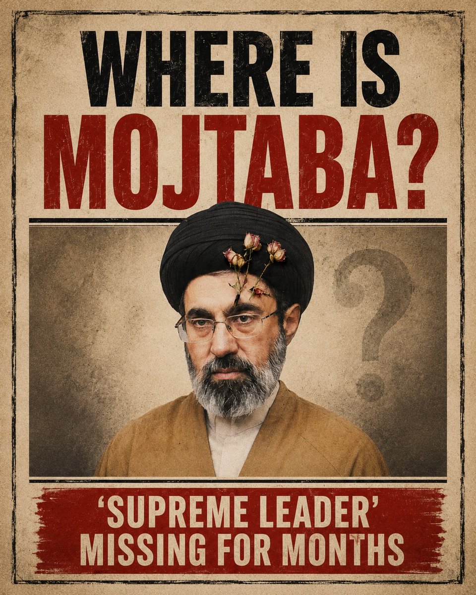 IsraelWarRoom's tweet photo. Mojtaba is MIA https://t.co/Q8kk2mfv9y