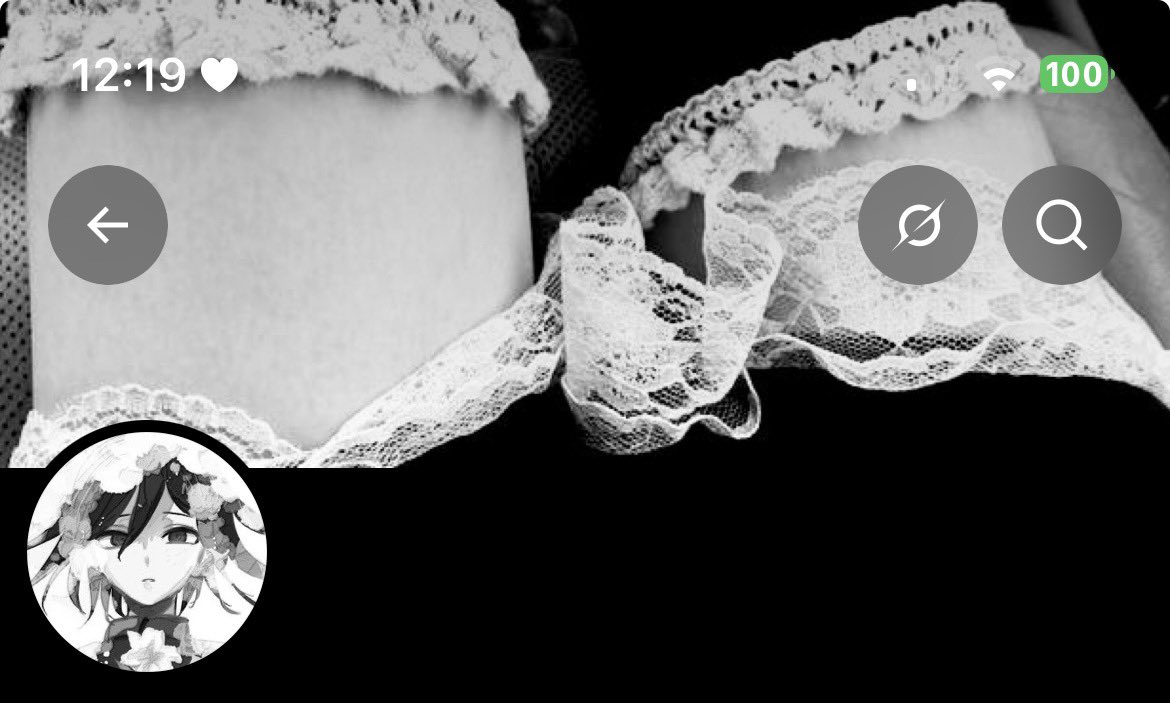 chaaootic's tweet photo. The lace wraps around my pfp perfectly （＾ν＾） https://t.co/z9d1OP75Fv