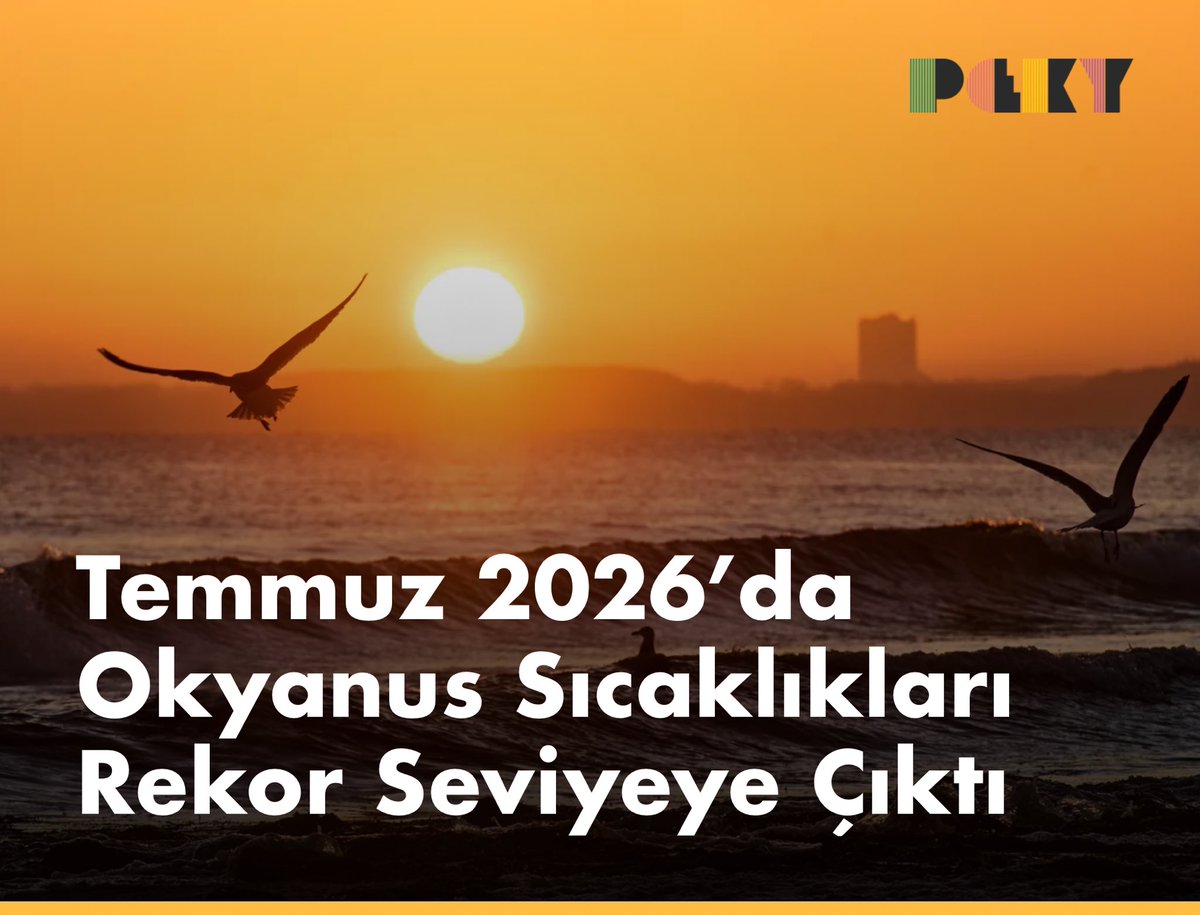 pekymedya's tweet photo. Temmuz 2026’da Okyanus Sıcaklıkları Rekor Seviyeye Çıktı

https://t.co/6rMJWexYcG https://t.co/uPZiEXxP6D