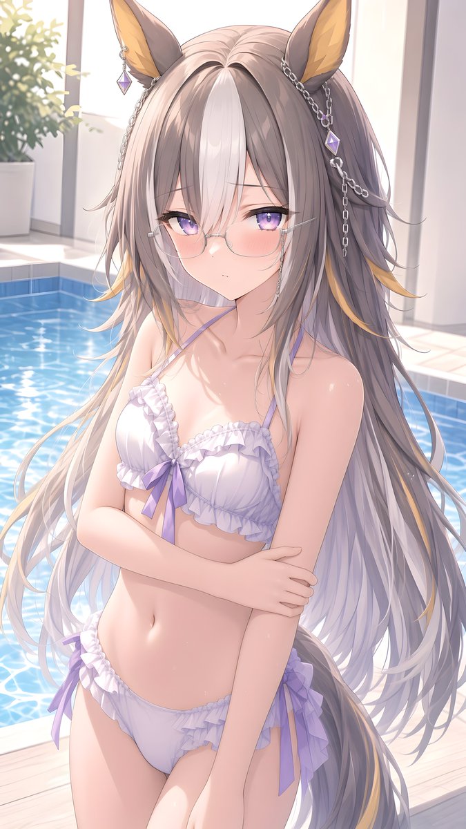 VanirJPN's tweet photo. ドリジャとプール
#ウマ娘
#ドリームジャーニー https://t.co/1BRngMjFck