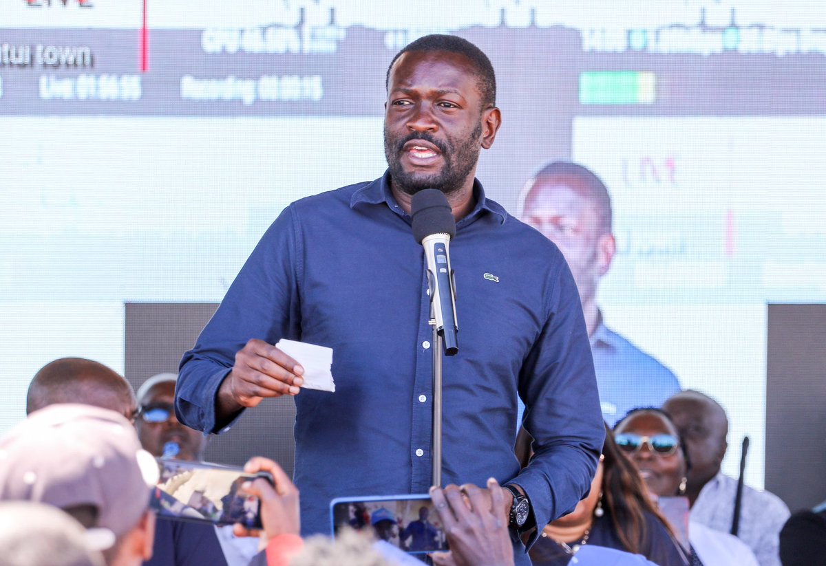 paulinenjoroge's tweet photo. It was an honor to accompany H.E @edwinsifuna to Kitui, where Senator Enoch Wambua officially launched his gubernatorial bid and laid out his vision for the county. It was a colorful and memorable event, filled with great energy and optimism. https://t.co/J5v1jQhpN7
