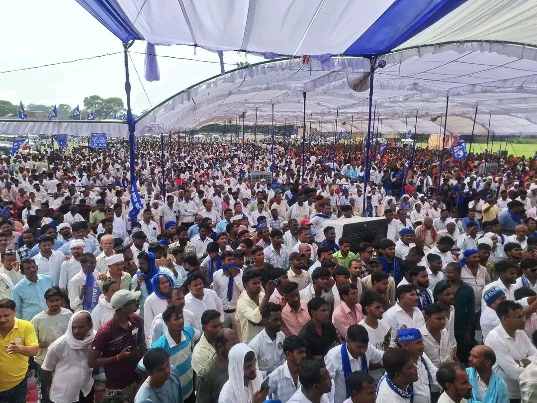 virurathi1986's tweet photo. मधुबन विधानसभा में बसपा की हुई महारैली जिसे राष्ट्रीय संयोजक आकाश आनन्द जी ने सम्बोधित किया....
अबकी बार वोट हाथी को,अपने पुराने साथी को
@bspindia https://t.co/c4zazCgcoG