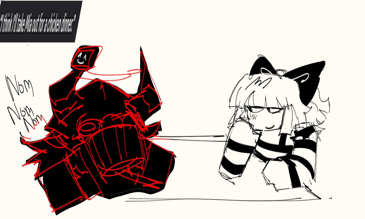 koekonaut's tweet photo. There was this older version of this drawing where she was smiling but then I realize oh thays mischaracterization media's but I'm posting it anyway https://t.co/IR4wfxbxJy