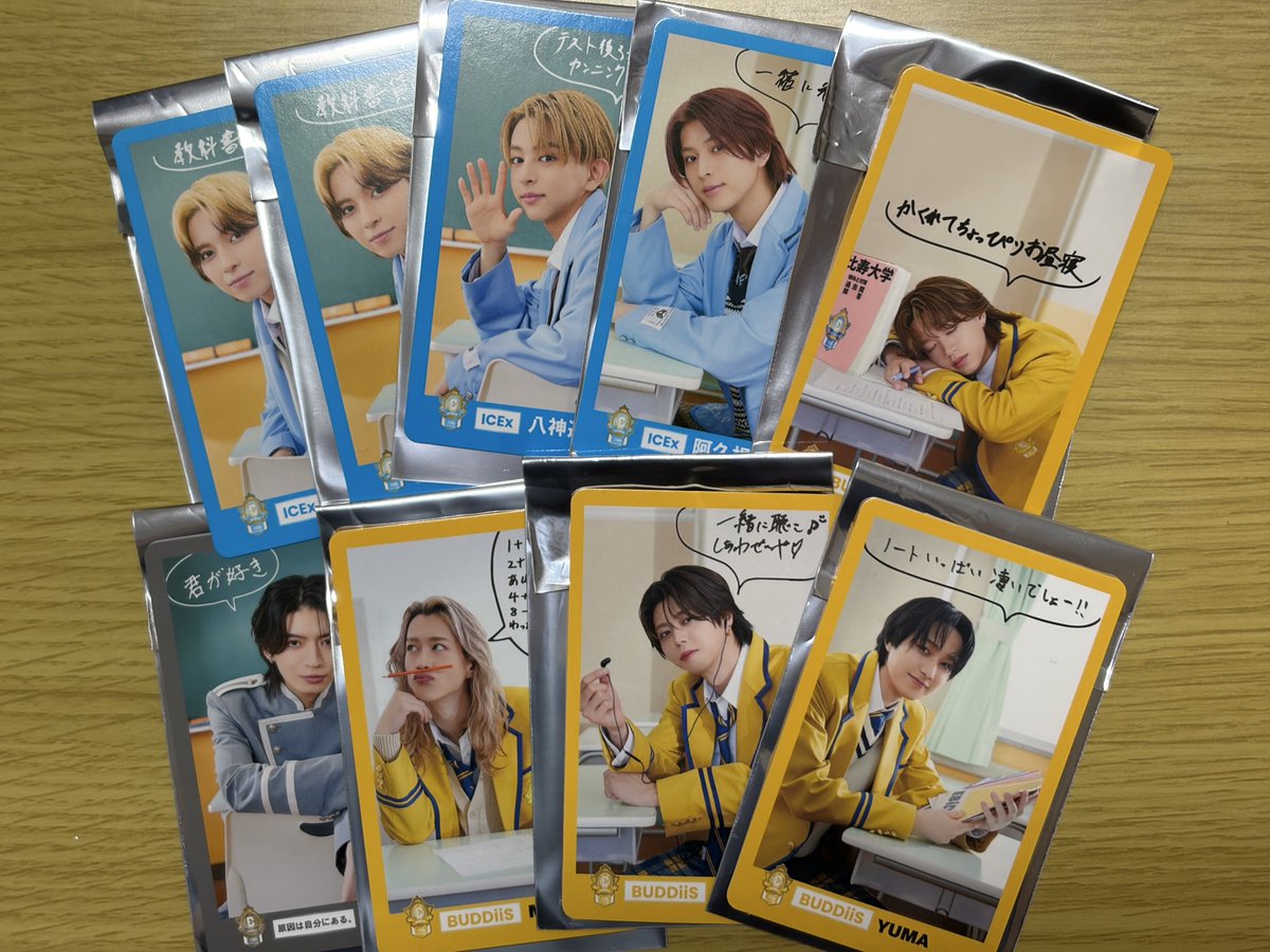 nyorobon__'s tweet photo. EBiDAN THE LIVE 2026 15th Anniversary エビライ ランダム トレカ

【譲】　竹野世梛、八神遼介、阿久根温世、杢代和人、SHOOT、YUMA、SEIYA、MORRIE

【求】　武田創世、芳賀柊斗、FUMINORI 
　　　買取

都内手渡し又は郵送希望です。
お気軽にお声がけください。 https://t.co/fSqOQmPlXl
