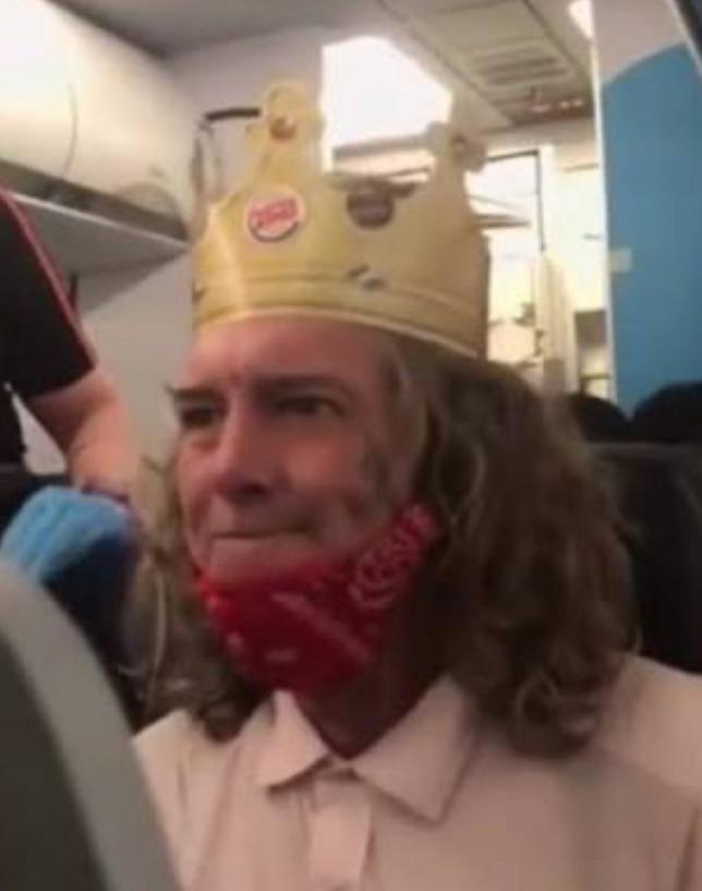 Captain67527262's tweet photo. @avoidantnol @ShadowShell51 Second, the framing of the picture was a well used racist meme. It stems from a guy who was wasted on a flight and went on a racist tirade because stupid reasons. Pic below. Anytime you see a character framed with the crown or in a similar plane? It's a dogwhistle about this https://t.co/azVVjEbdl5