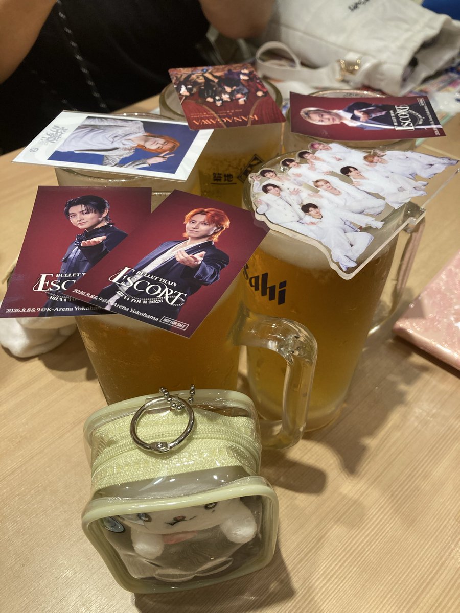 namamononigate8's tweet photo. 2日目も🍻✨ｱﾘｶﾞﾄｰ🥹
あ、ドリンクのステッカー自引きしたよー🤍 https://t.co/Jh7ChVvyf3