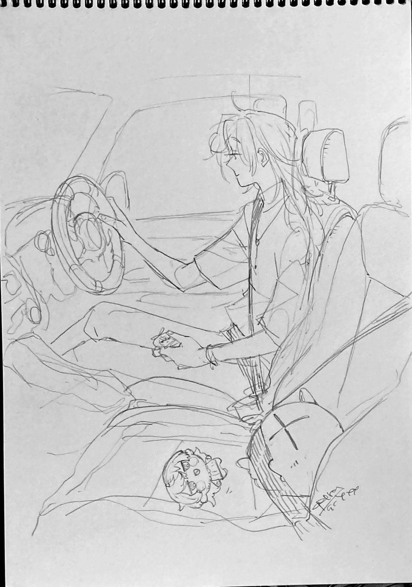 opera_jackxxx's tweet photo. ぱぺとまるを連れて帰省して来ます

しばらく新しい絵は上がりませんが暇を見つけては過去絵を投下してやかましくするかもしれません…ﾉｼ https://t.co/wmrbmjehsM