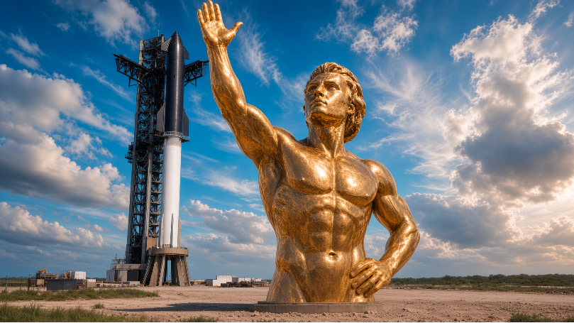 SpaceInvestor_D's tweet photo. The age of monumental ambition is back https://t.co/scROJp4ByF