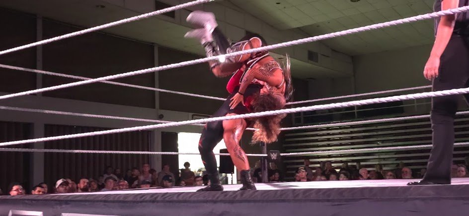 CarlosStoneking's tweet photo. P-Nasty taking on Port St. Lucie in #NXTMelbourne @PJVasa_WWE #WWE #WWENXT https://t.co/RtlmIsUiA2