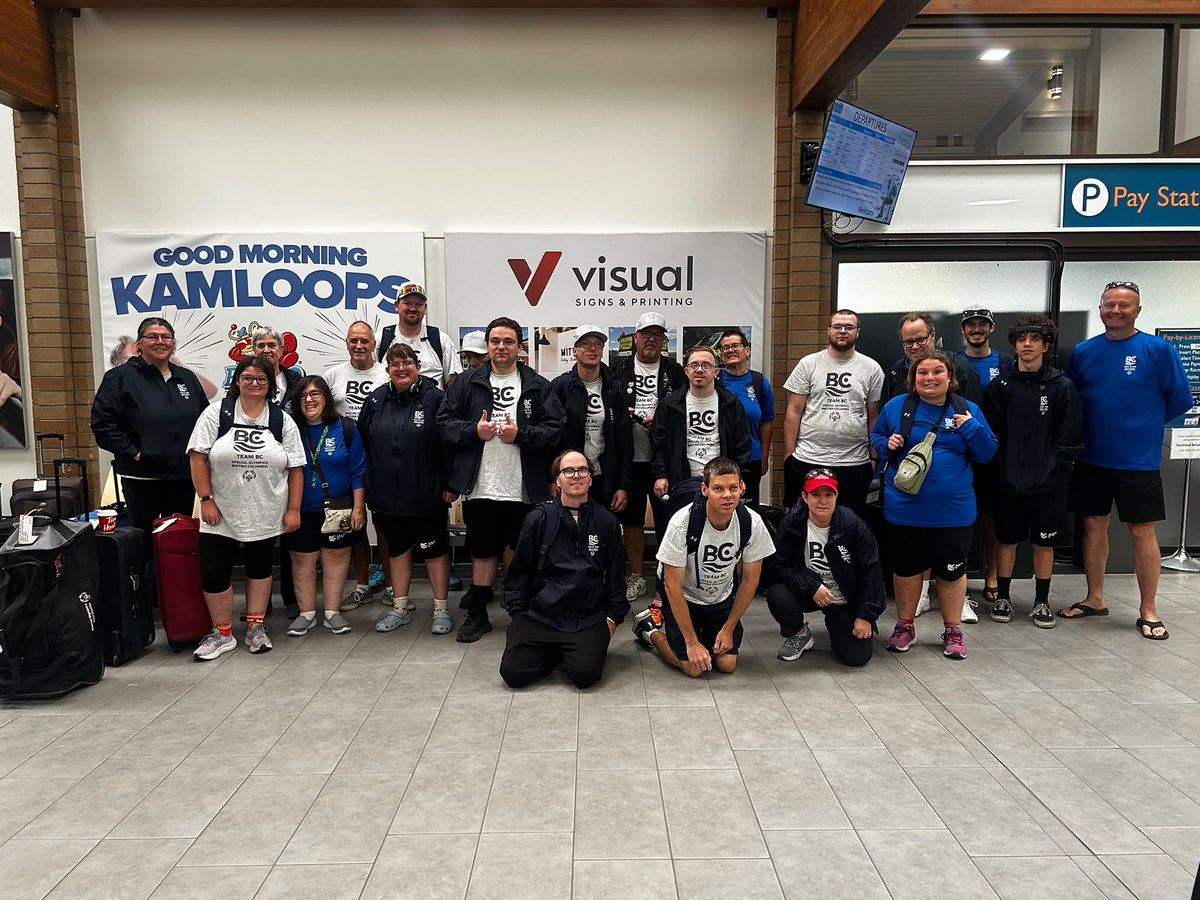 SpecialOBC's tweet photo. Yesterday, #SOTeamBC2026 arrived in Medicine Hat for the 2026 Special Olympics Canada Summer Games! ๐๐
Can't join us here, but want to catch the action? Live streaming details can be found at https://t.co/8EUsfItH5M!
#UnstoppableTogether https://t.co/r1HqSc28eC