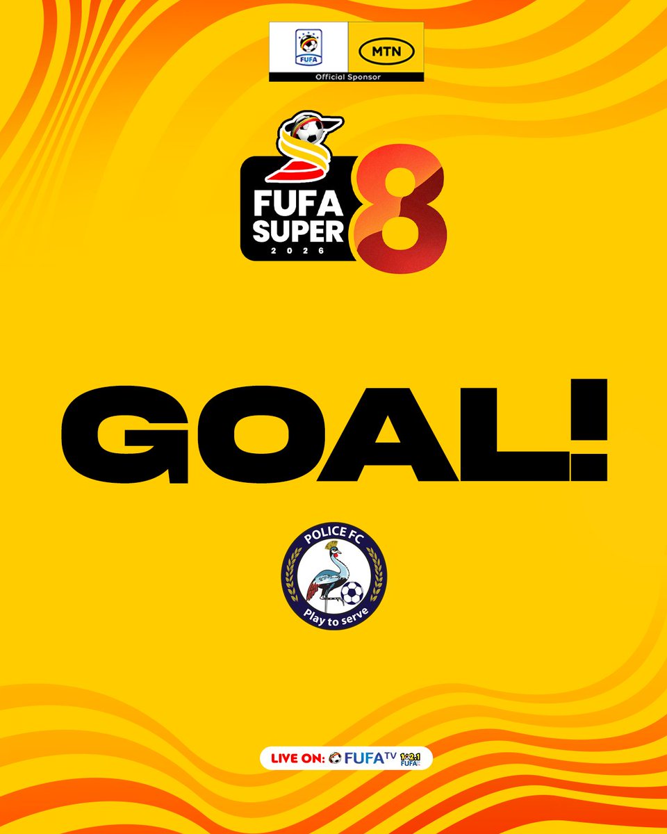 UPL's tweet photo. 69' Goal! Police FC (Ivan Mayanja)

FUFA Super 8 - Round 2
BUL FC 1-1 Police FC

#BULPOL | #FUFASuper8 https://t.co/mwREts0PCl