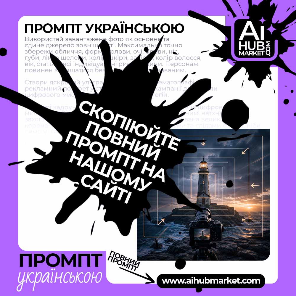 zghadka's tweet photo. Prompt "Fast Zoom In"
Промпт «Швидке наближення камери»
🔗 EN: https://t.co/fZz4KlwFSf
🔗 UA: https://t.co/Qgs7qqcAKH
#AIHubMarket #Prompt #CameraPrompt #VideoPrompt #CameraMovement #FastZoomIn #ZoomIn #CameraZoom #AIVideo #VideoGeneration #Промпт https://t.co/bMLDRtSgHR