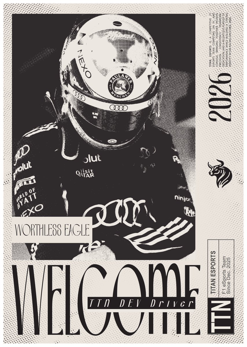 TTN_eSports25's tweet photo. 🟢 Double Signing Announcement 🟢

WorthlessEagle has joined our development team the former TDR and NTR driver has already made his debut where he picked up some solid points!

Sayed the former X7M engineer has joined our growing engineering roster ready to help out our drivers! https://t.co/EHXmHX7R16