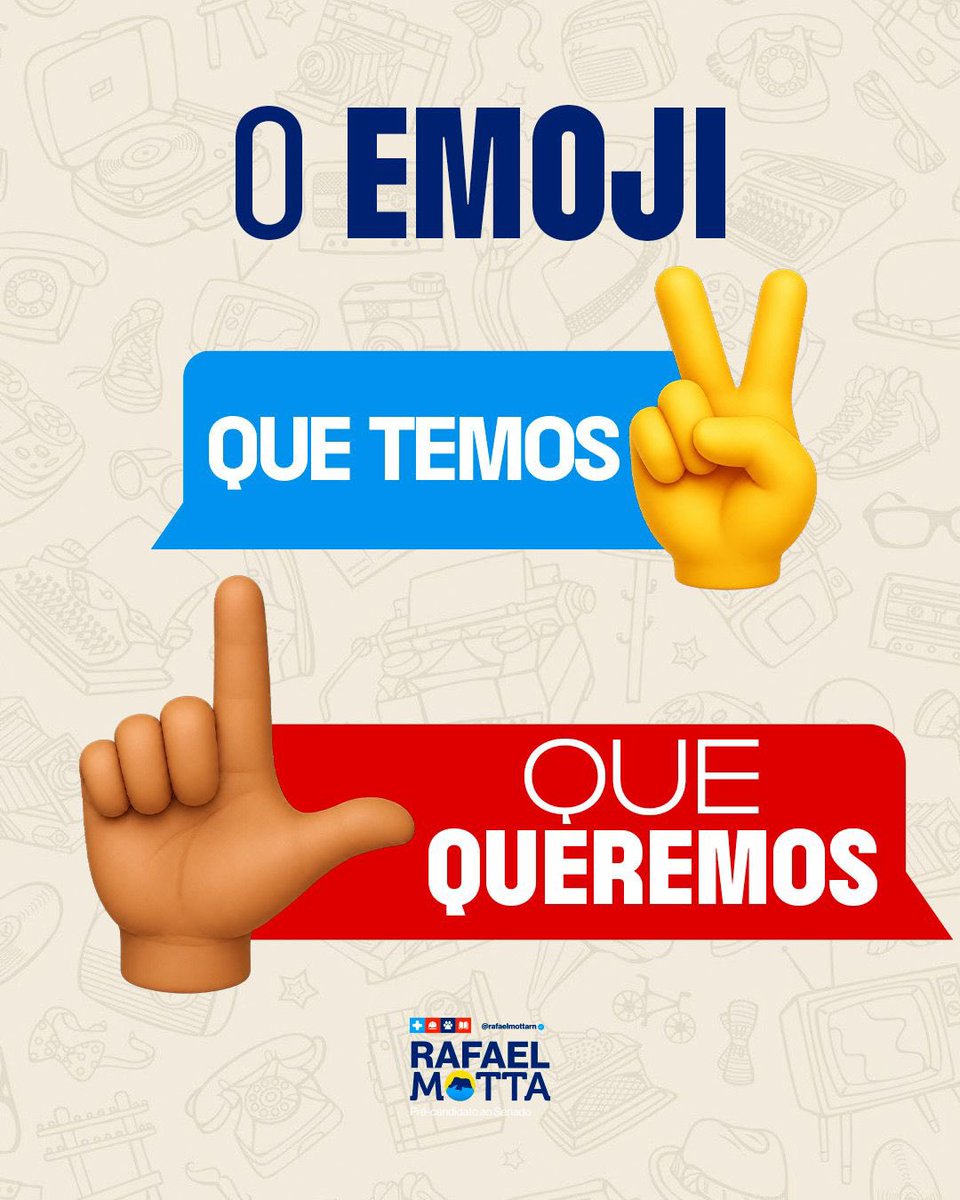 RafaelMottaRN's tweet photo. E aí, qual emoji você quer ter no seu teclado? Deixe seu comentário!👇⌨️
#RafaelMottaSenador #LulaPresidente #TimeDeLula https://t.co/v7SUGvZ5UY