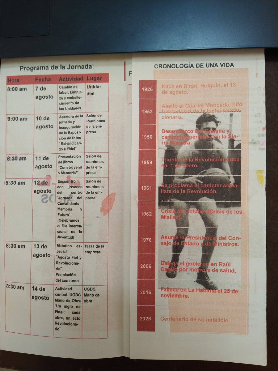 arcos_varadero's tweet photo. #ARCOSVaradero apertura oficialmente la jornada por los #100AñosConFidel,  la #UGDC2 desarrolla la actividad de hoy con emotivas presentaciones que recogen la vida del #LíderHistórico de la #RevoluciónCubana.
#FidelPorSiempre
#MatancerosEnVictoria https://t.co/Cci35oZELe