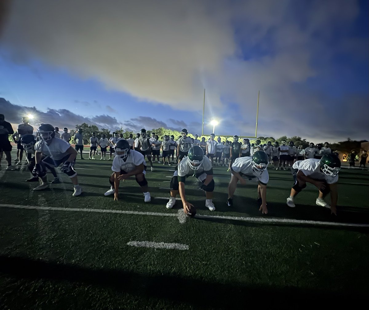 SAReaganFball's tweet photo. Day 1✅
#StrikeEm🐍
@NeisdAthletics @preston4499 https://t.co/yC2E00v6iP