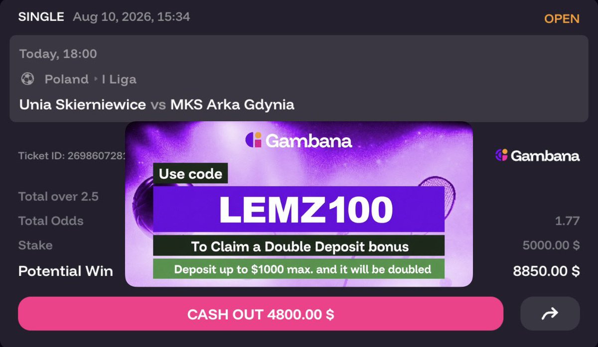 Lemzyy_'s tweet photo. MONDAY FOOTBALL PLAY ⚽️ 

⭐TIP FROM MY MULTI-SPORTS VIP GROUP!

WE’RE ON A WIN STREAK🔥 - Let’s make it 10/10 in a row!🤞🏾

DROP A LIKE ❤️ and if this play wins, I’ll give $100 to one lucky follower’s Gambana account! 🎁

CODE FOR THIS PLAY IS THE TOP REPLY BELOW THIS TWEET 💬⬇️ https://t.co/HsLsHpMefu