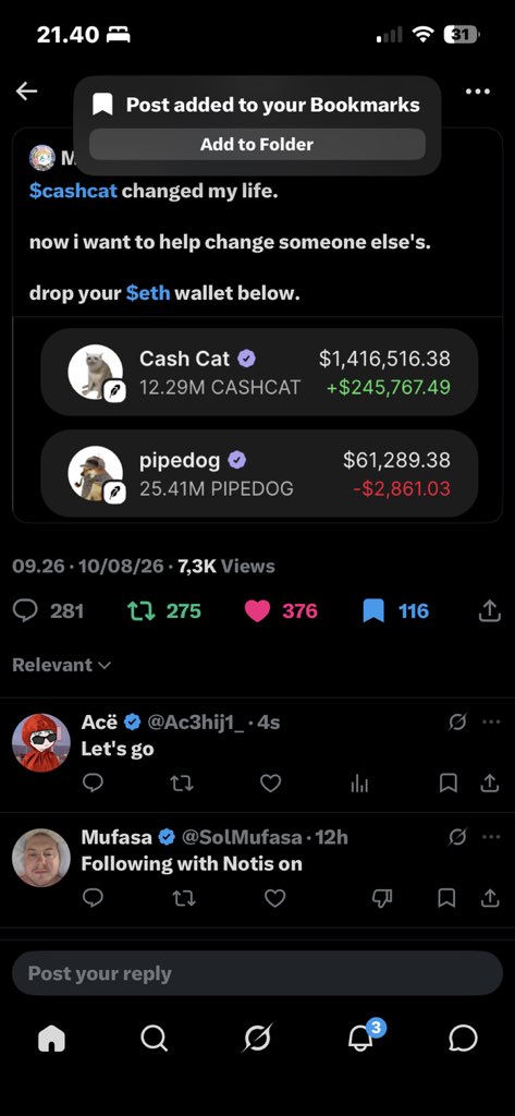 Ac3hij1_'s tweet photo. @MacroTunde Done 

7dcpgcLQYGi6nYeCqhCB4x3EpT3JgbpTYZrdF7FCapZJ https://t.co/0OHsypiqSB
