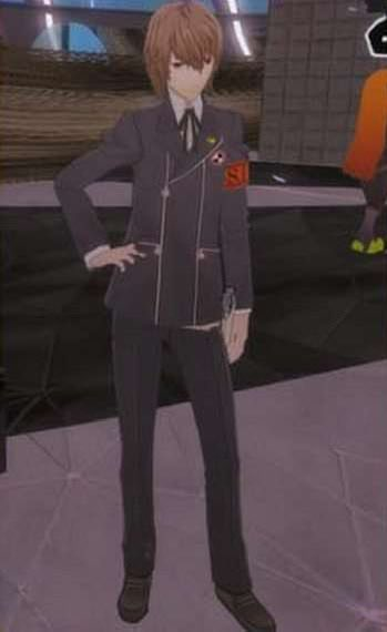 yukaristrap's tweet photo. In akechi’s gekkoukan outfit he’s wearing it very similarly to how ken wears it in p4au. The only main differences is the armband being replaced and ken’s jacket looks slightly longer/the belt isn’t over the jacket in akechi’s I feel like this is intentional . . . https://t.co/Hf5VK2eLaH