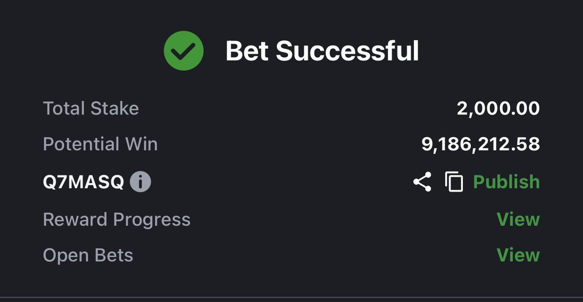 TEMXBET's tweet photo. Q7MASQ

2k odds https://t.co/kPB6UHNvqV