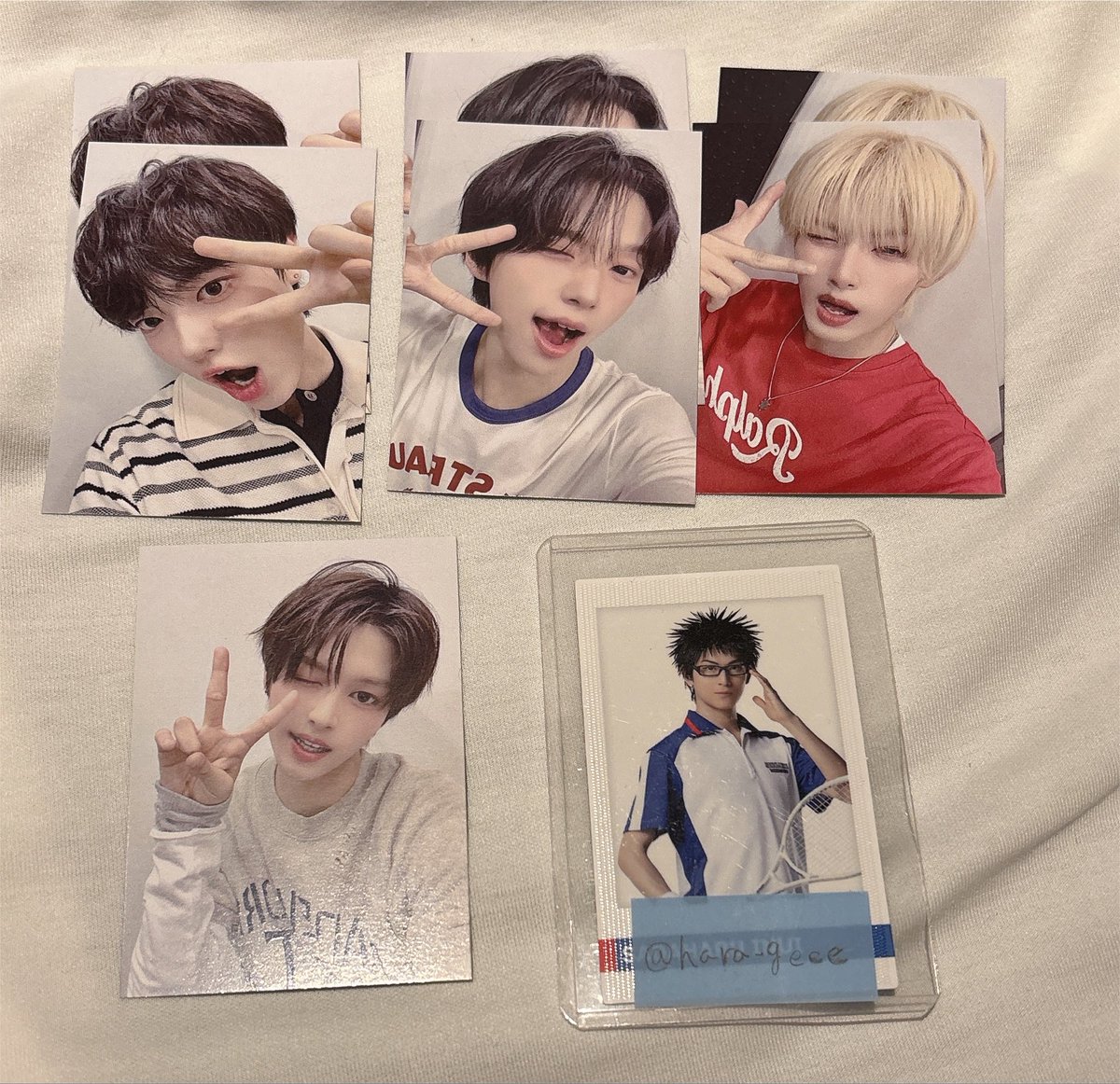 hara_geee's tweet photo. 【交換】 VAYONN べイオン POPUP フォトカ トレカ 
譲▶︎ マサト×2 テル ×1 マノ×2 ジンユー ×2
求▶︎ アヤン

※郵送のみです。お気軽にお声掛けください。 https://t.co/iwS0hXkLkC