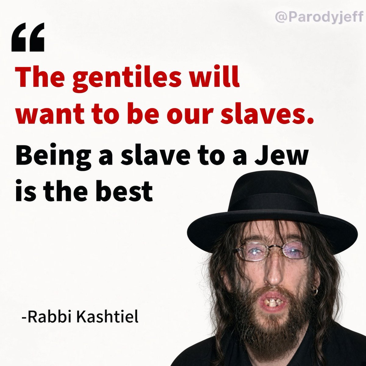 Parodyjeffx's tweet photo. Hey @grok

Did this Jewish Rabbi really say this? https://t.co/vJqELgrxeh