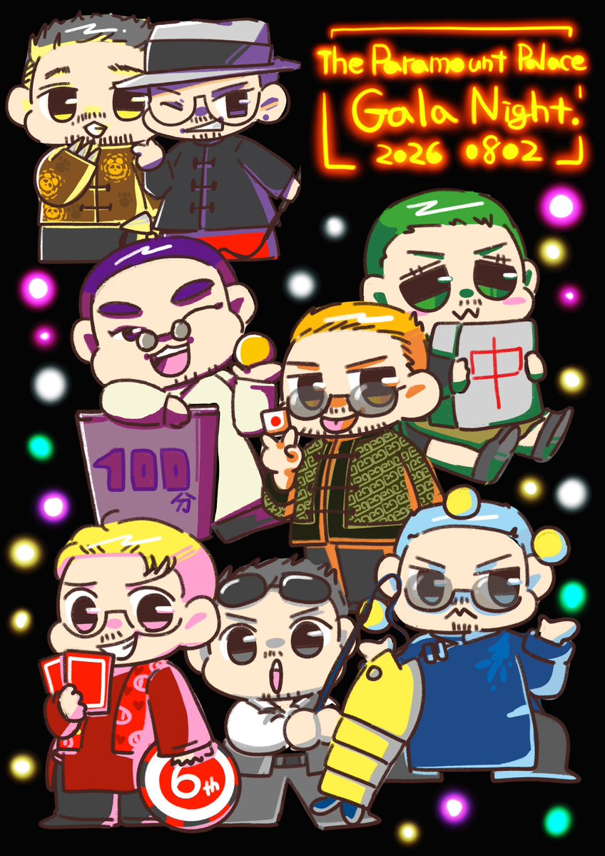 shi.m似顔絵 熊猫堂の6周年という記念すべきイベントで似顔絵を描かせていただき