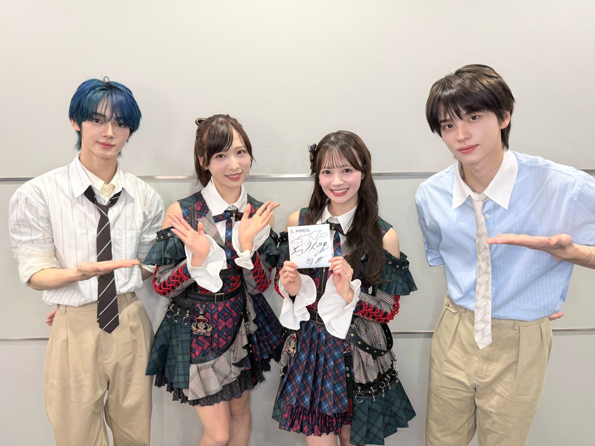 TWS_INTL's tweet photo. [PHOTO] 260710

AKB48 Twitter (X) Update with TWS #SHINYU and #HANJIN

"…ıııı||ı|💗 Sukiish Collab 💗ı||ı|ııı…

With TWS HANJIN and SHINYU and sukiish 🤘🏻🩵

Thank you so much for the collab ❕❕
Be sure to check out TWS account too 👀🫧"

#신유 #한진 #TWS #투어스 #247WithUs @TWS_PLEDIS