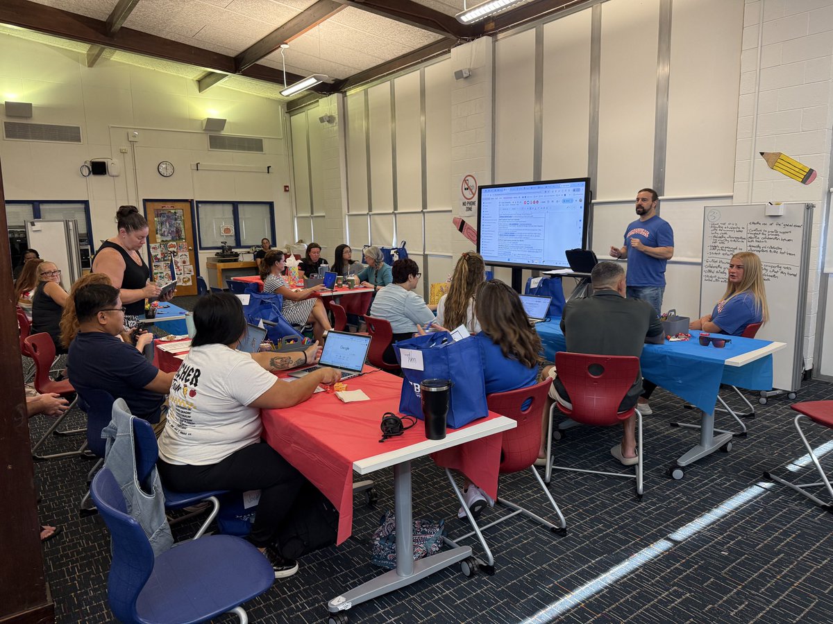 KHS_Chiefs's tweet photo. 🔴🔵 Welcome to the Chiefs Family! 🔵🔴

Today, we welcomed our new teachers to Kempsville High School! 🎉 We spent the morning sharing our vision, building connections, and diving into our instructional expectations for the year ahead.

Welcome to KHS, Chiefs! 🔴🔵 https://t.co/8X281kZTkM