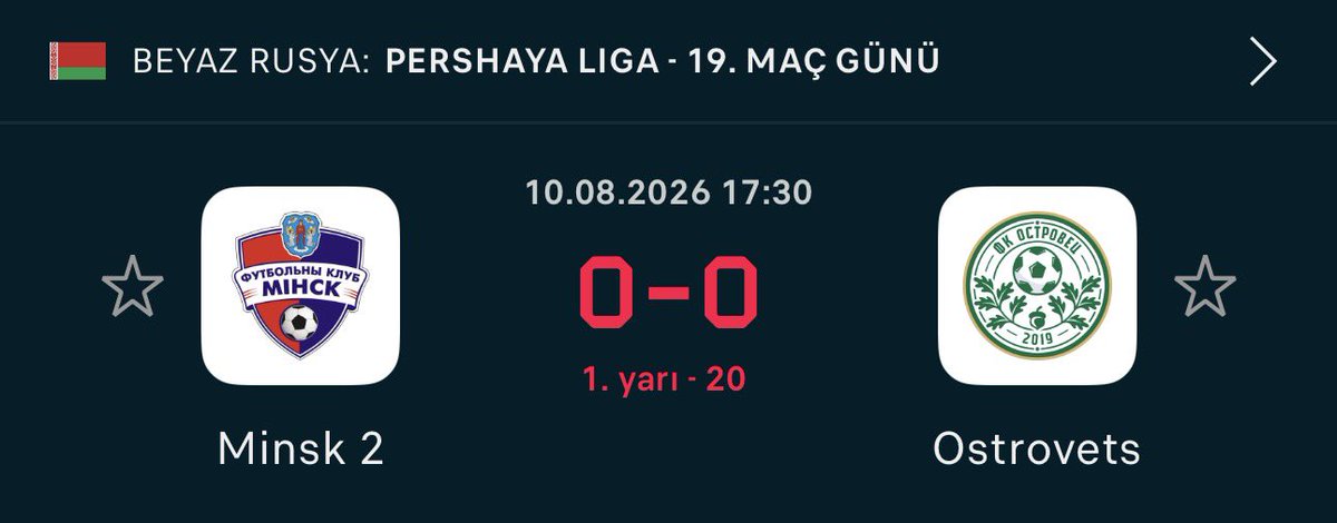 sevketlive's tweet photo. 🇧🇾 20’

İlk yarı 0.5 üst gol ⚽️ https://t.co/Z6DSeYrfnO