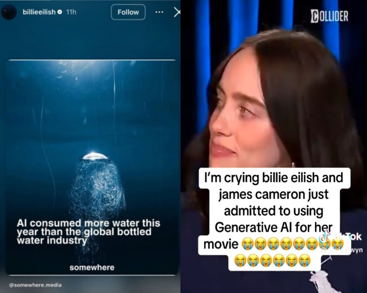 LAHXLLUClNATlON's tweet photo. the duality of billie eilish https://t.co/tsxaTcMT1A