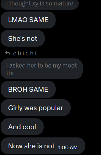 whimxycaleo's tweet photo. talking shit abt me in a broad daylight
#cancelkay #cancelchichi #friendshipendstoday #betrayed #nevertrustyouroomfs https://t.co/cMEIlVRjdT