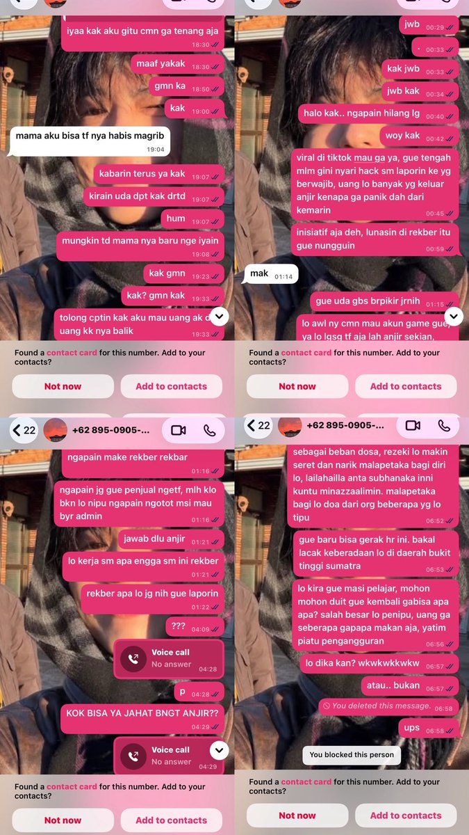 whoistla's tweet photo. supaya ga bebanin ortu, ga berhenti ngedoain yg ga baik baik tp org terdekat blg ikhlasin aja rezeki itu luas ada gantinya, org baik dan percayaan emg ya selalu digituin, makan aja uang haram pake aja, sedekah buat pengangguran org miskin. masi ga ikhlas🥺

Be carefull guys. https://t.co/HDqL75sHor