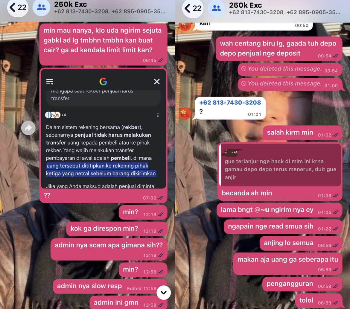whoistla's tweet photo. supaya ga bebanin ortu, ga berhenti ngedoain yg ga baik baik tp org terdekat blg ikhlasin aja rezeki itu luas ada gantinya, org baik dan percayaan emg ya selalu digituin, makan aja uang haram pake aja, sedekah buat pengangguran org miskin. masi ga ikhlas🥺

Be carefull guys. https://t.co/HDqL75sHor