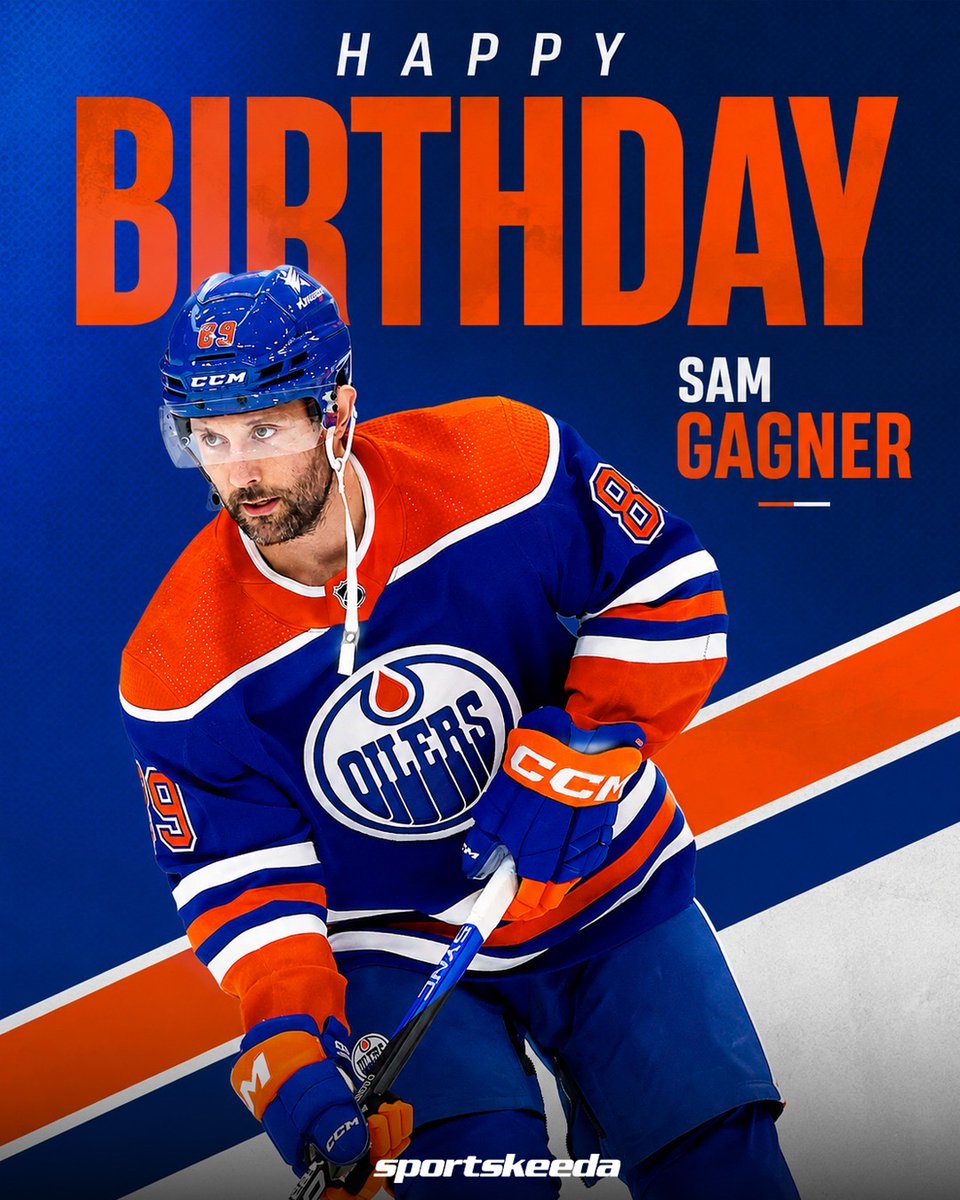 SportskeedaNHL's tweet photo. Happy Birthday to Sam Gagner! π
A veteran of nearly two decades in the NHL and a memorable part of the Oilersβ history.
Drop your birthday wishes below! π
#SamGagner #Oilers #NHL https://t.co/eChB3mKeml