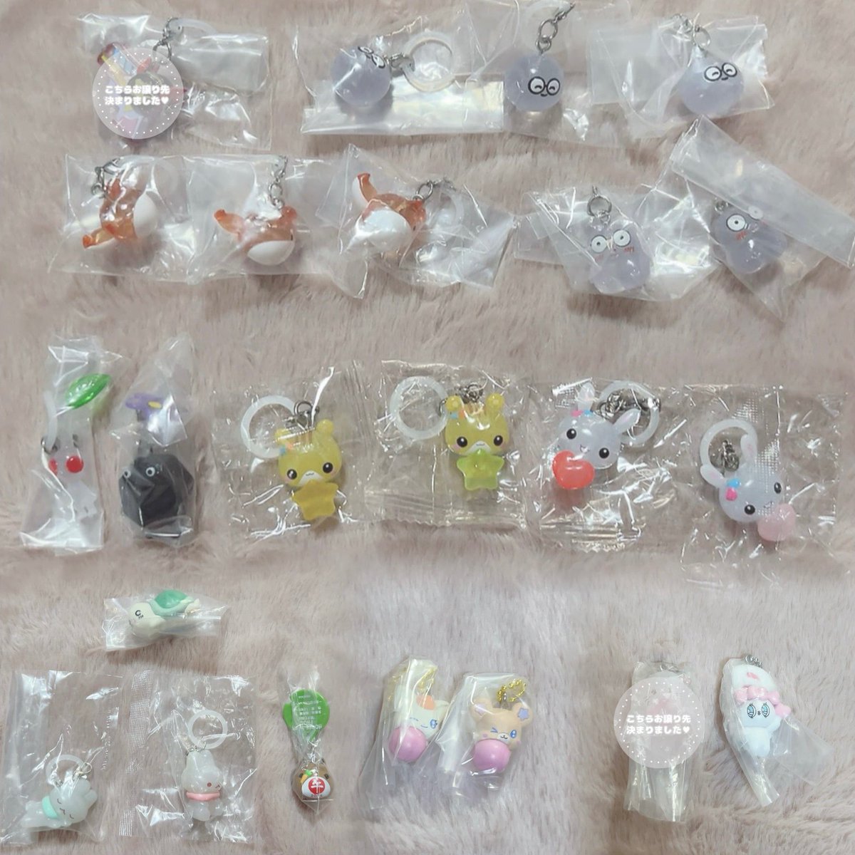 mist0108's tweet photo. 【交換】 めじるしアクセサリー チャーム マスコット

譲┆ ちいかわ サンリオ シュガバニ ふわふわスノー グルーミー CR 平成ファンシー ピクミン ぷちきゅあ ななほし アイマイナ たまごっち ミルキーサブウェイ 等

求┆ 画像4

⚠︎求めにより交換不可の場合あり。
⚠︎返信お時間いただきます https://t.co/YNaqprRrG6