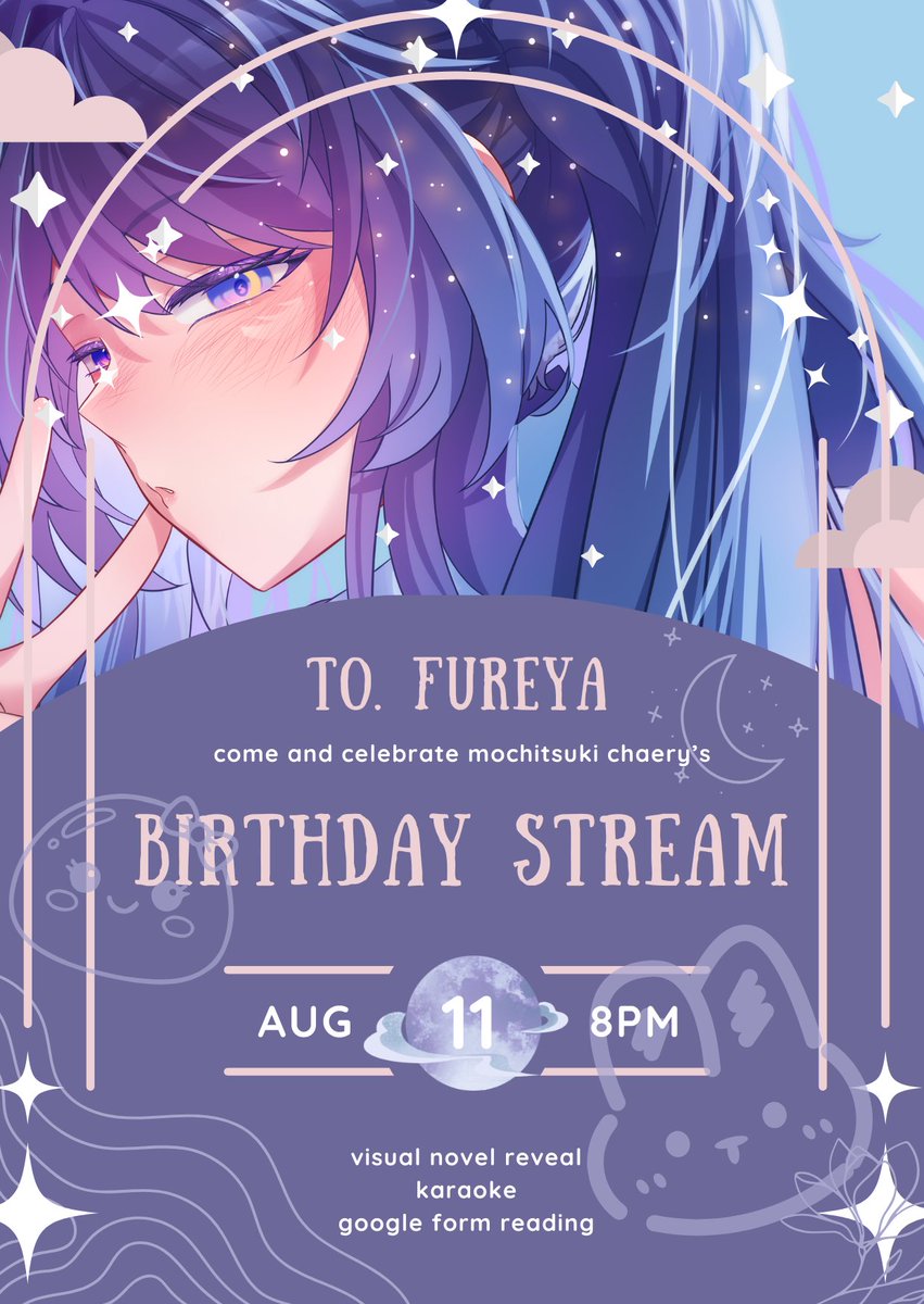 resukoha's tweet photo. my friend celebrating her bday tomorrow!!!
at 20.00 PM GMT+7 Join the party!!!

hbd @chaechaeryx 🎈 https://t.co/O5OV4Orlnm