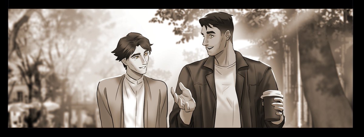 lilyalwei's tweet photo. My actor AU comic for the A Thousand Times Over zine is finally out!!! Translation in progress—🥹🫶

Here are a few sneak peeks in the meantime 👀✨ https://t.co/eGdxR0rUmD