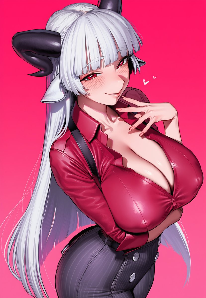 HUWA_ART's tweet photo. Helltaker - Baphomet https://t.co/yDGuXaatnO