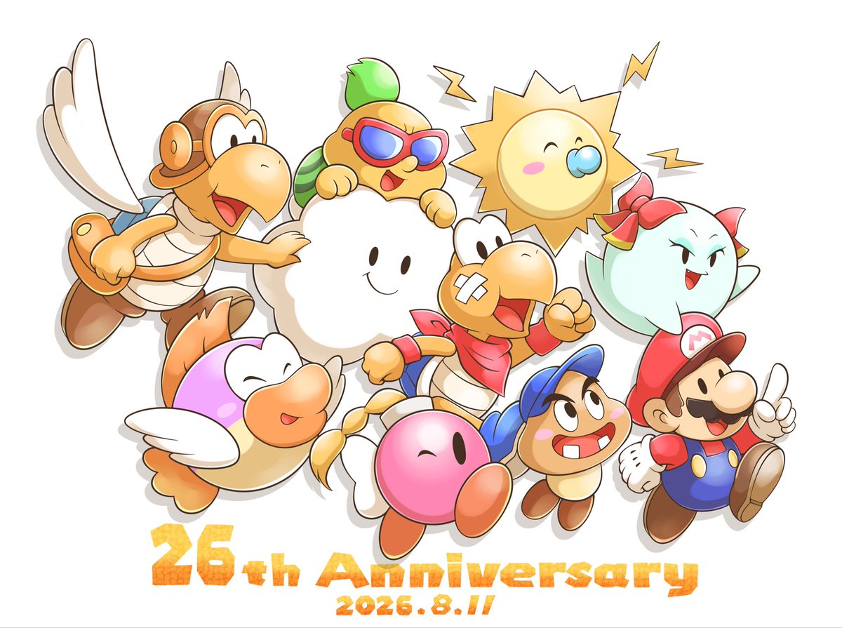 Bluefrog9090's tweet photo. マリオストーリー26周年おめでとう🎉ほんとに紙ゲー！ずっと大好き！！ #マリオストーリー #マリオストーリー26周年 https://t.co/5WGJeBY96A