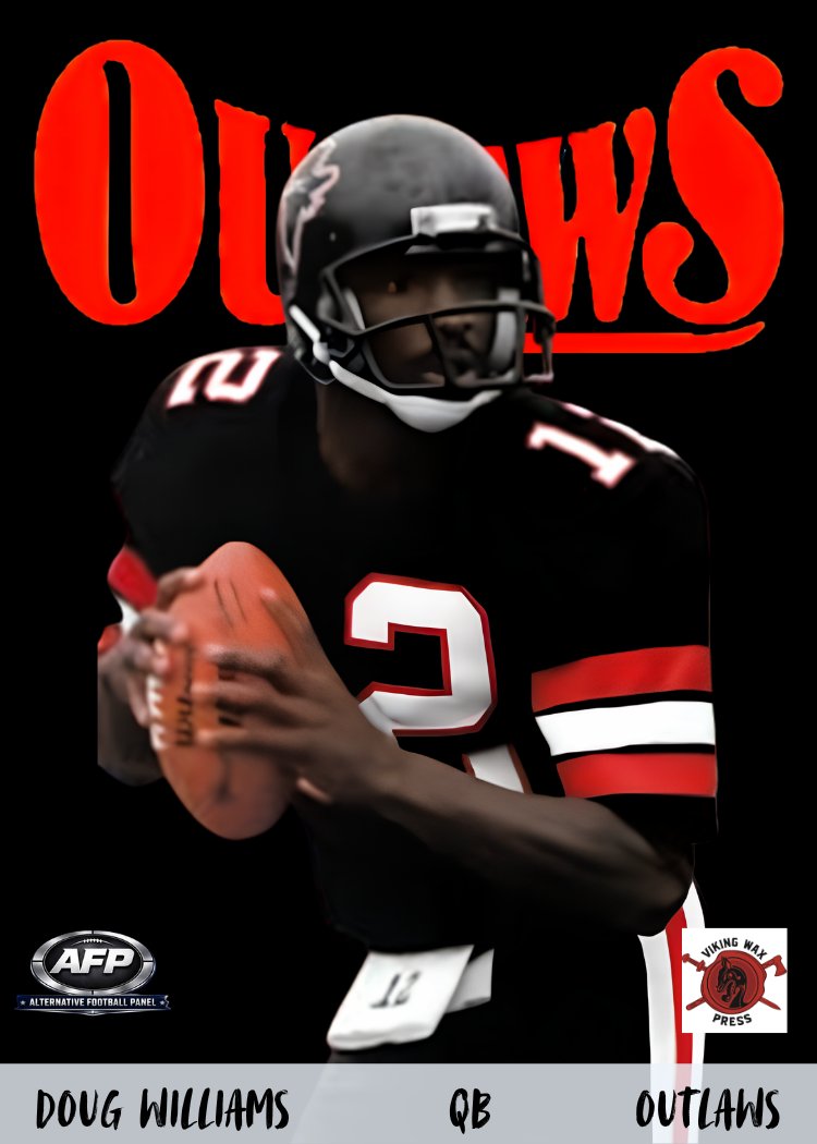 VikingWaxPress's tweet photo. Happy belated birthday (August 9th) to one of my favorite QB's, Doug Williams. #USFL #usfloutlaws
@AFPAltFBPanel @TheOfficialAFN https://t.co/ca0mhAUHHo