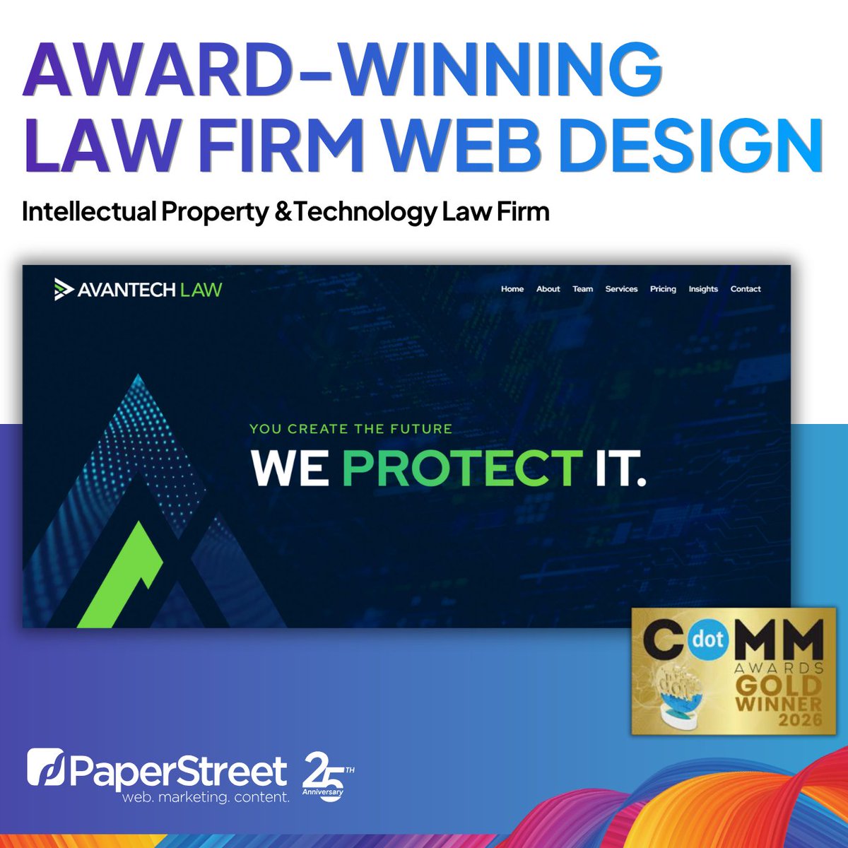 paperstreet's tweet photo. 🏆 Congrats to Reaves &amp; Lee and Avantech Law on earning top honors for their new websites! We’re proud to see our clients and our work together recognized.

Explore  our award-winning projects:
👉 https://t.co/K8wUNsIDYE 

#LawFirmWebDesign #AwardWinningDesign #WebsiteDesign https://t.co/9RCCMXDuwS