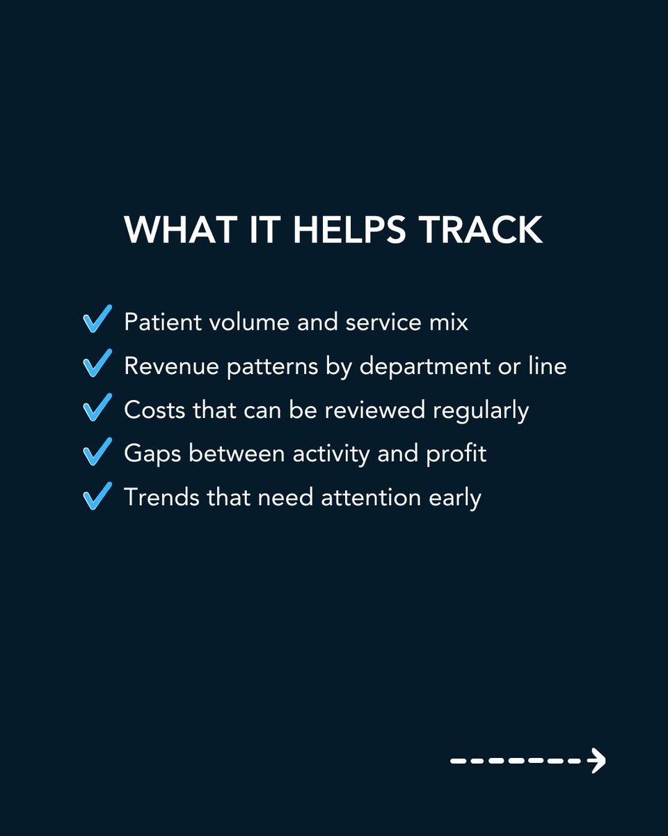 OrivonAdvisory's tweet photo. Your EMR tracks patient care, but does it track the financial health of your practice?

A KPI dashboard gives you real-time visibility into the numbers that matter most, from revenue and profitability to collections, overhead, and cash flow.

The right data helps you make smarter decisions, improve performance, and grow with confidence.

📊 Know your numbers. Strengthen your practice.

📅 Book a consultation with Orivon Advisory Group and gain the financial insights your practice deserves. https://t.co/QZqQKY2vMG 

#HealthcareFinance #MedicalPractice #KPIs #FinancialReporting #PracticeManagement #BusinessAdvisory #OrivonAdvisory