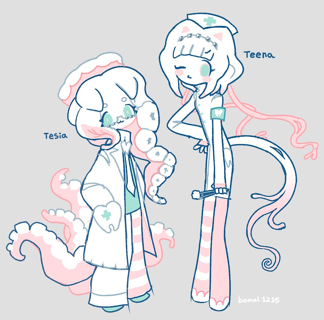 bomal1215's tweet photo. i made tooth sisters https://t.co/0jDlb7IKg1