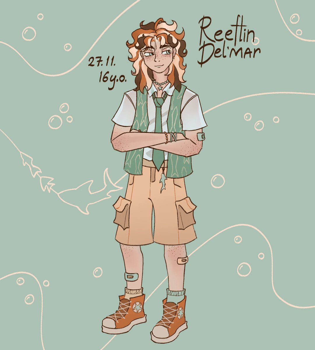 stariesho's tweet photo. Reeftin Del'mar🪸
#art #OC #sea https://t.co/hzrTjlq8Pc