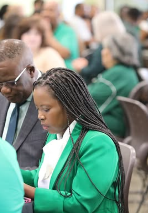 KyStateU's tweet photo. Thorobreds, Welcome Back! 💚💛🐎

We kicked off the new academic year with our Faculty &amp; Staff Institute. Super excited to reconnect, recharge and welcome our students back to the Hill!

The energy is up, the green and gold is showing, and we’re ready for a great year! https://t.co/UIz0bOcEdC