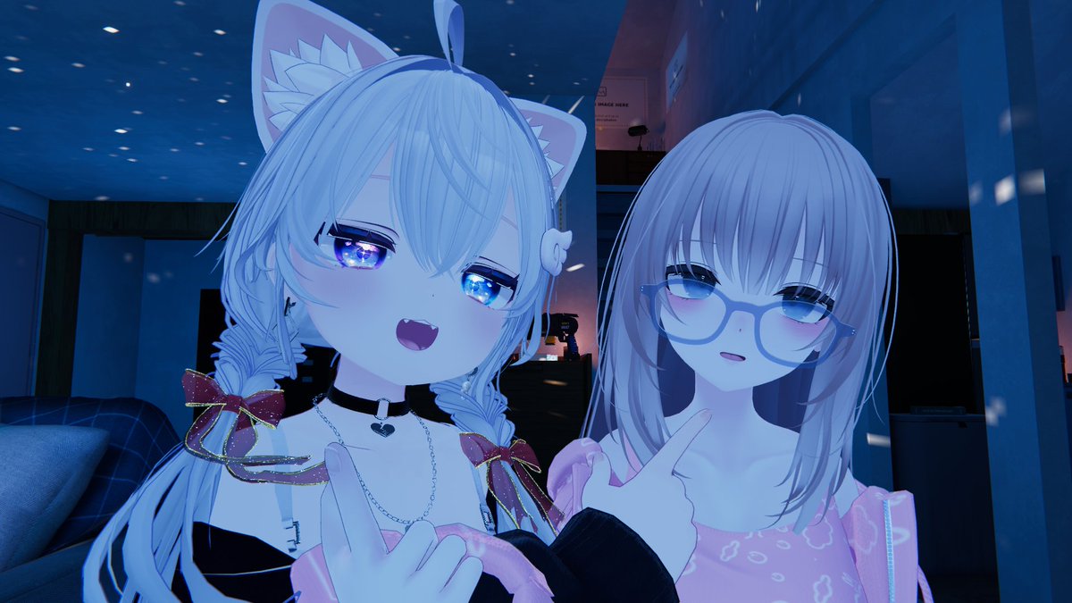 nlrqz_'s tweet photo. ロリとお姉 #vrchat https://t.co/8DbO9f54M8