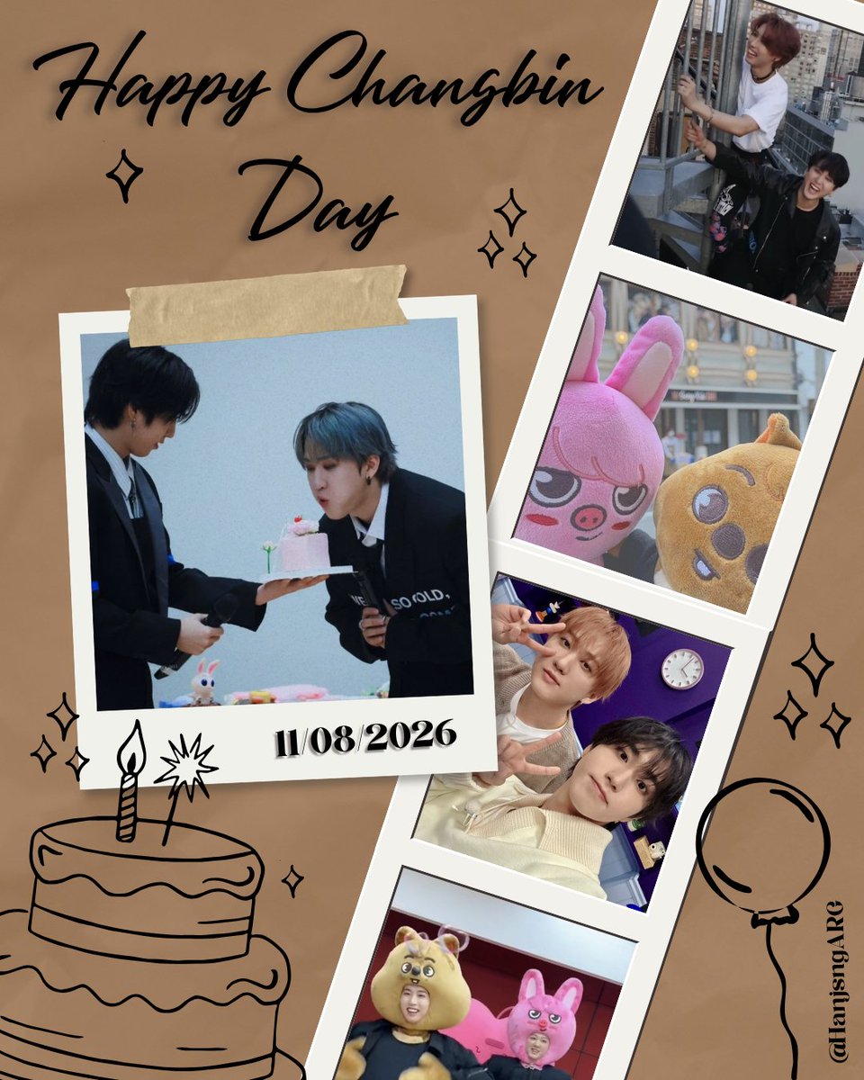 HanjsngARG's tweet photo. 🎈Feliz cumpleaños, Changbin 🎂🐷🐇

Te deseamos un bonito cumpleaños y deseamos que sigas llenando nuestros días con tu energía, talento y tu manera tan unica de ser ❤️

ALL ORBITS LEAD BACK TO CHANGBIN 
#창빈아_오늘도_따룽해 
#OurUltraGeniusChangbin 
#HappyChangbinDay https://t.co/Zy8GrAwZ2X
