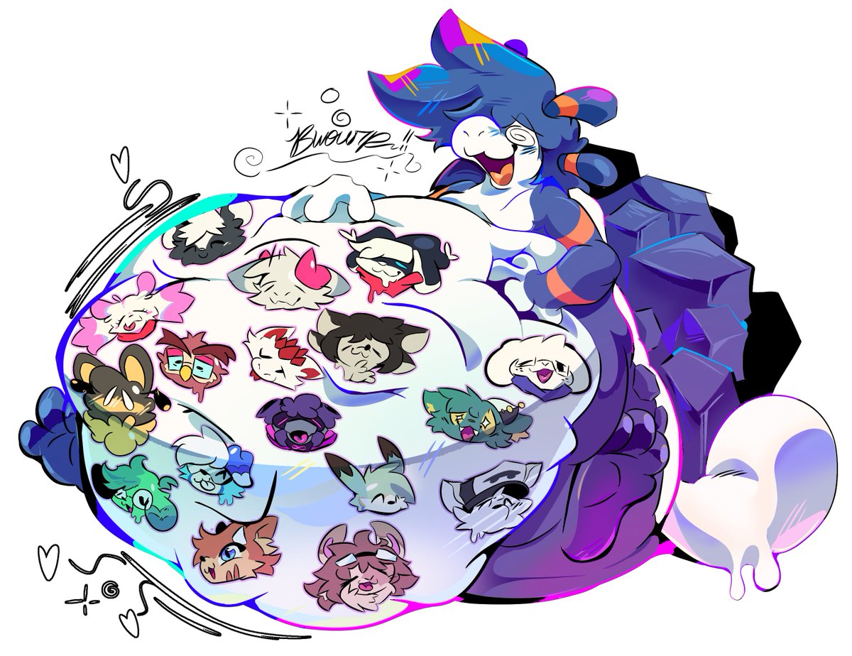 MugstheMonster's tweet photo. So... My friend @JellyCursor wanted to do a re-drawing of the same one i did for 8/8 with his AWESOME style.

He wanted me to share it so here is it! https://t.co/m22Rl6rRt0