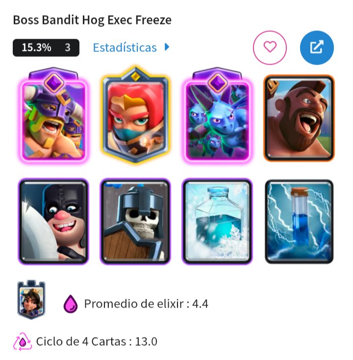 Joseantoni36367's tweet photo. Buenos días a todos hoy les presento los mejores mazos de nuestra waifu la bandida líder para la temporada de agosto mazos de ella muy recomendados les deseo mucha suerte 🍀
#bossbandit
#ClashRoyale
@_sneakerus
@RoyaleAPI 
@adrianpiedracr 
@Sergio1722c 
@Polar_xy
@abhinavupsingh https://t.co/XEIzGXTNC8